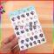 High quality adhesive cute cartoon paper sticker for children