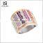 Peruvian Personalized Pink Diamond Ring Jewelry 950
