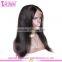 Top quality Brazilian Virgin 18 Inches Human Hair Wig Lace Front Large Stock Natural Black Middle Part Wigs