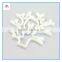 2016 hot sale Colorful silicon table mat, round shape table pad, lovely snowflake shape silicone table pad