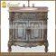 2016 America Style Antique Finish Carved Solid Wood Vanity Bathroom