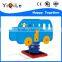 Funny cartoon Bus design rocking horse