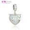 Mom Heart Bead Landing Charms Wholesale European Charm Bracelet Necklace 100% Real 925 Sterling Silver S189 Best Gifts For You O