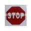 Square design high brightness solar power aluminum led stop sign