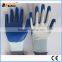BSSAFETY softtextile nitrile coated glove for construction work knitted hand gloves