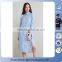 2016 Fashion Ladies Stripes Dress Shirt Printed Dress for Women
