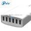 Popular universal car charger for ipad qc 2.0 car charger usb car charger 6 ports