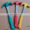 Hand Tool of high hardness octagon hammer claw hammer American type tool claw hammer with plastic handle TPR coating hammer