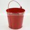 Promote Home & Garden Modern Design Round Shape Metal Pail Flowerpot