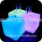Rechargeable waterproof LED light cube furniture / color change LED glowing cubes