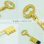 Silver 8GB Metal Key Shaped USB 2.0 Flash Drive, Golden Key Drive Memory 4gb, Mini Metal Traveller Key