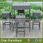 4 seaters high end outdoor rattan bar furniture