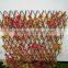 Artificial red maple leaf fence for garden decoration