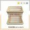 Multi-function 2 tier wooden fruit basket display rack