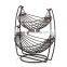 2017 Hot selling wire fruit basket,2-tier wire fruit basket for fruit