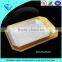 Wholesale custom all sizes gold or silver acrylic fruit plate