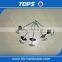 9G electro galvanized roofing nail with umbrella head