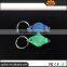 Custom 365nm UV Led Flashlight Keychain with Insulating Piece,Wholesale Purple Light Keychain