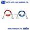 Steel Tow Rope with Hooks - Car Recovery Cable with Shackles - 1000 kg / 1500 kg / 2000 kg / 2500 kg / 3000 kg
