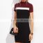 Elegant Short Sleeve Knitted Casual Dress Women Party Bodycon Dress Ladies Spring Short Pencil Dress