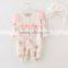 High Quality Customized Baby Clothing sets cotton princess girls clothing