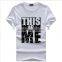 2016 This is me Summer Men T Shirt Casual Cotton Tee Shirt Men Short Sleeve Slim Fit T-Shirt Men O-Neck Tees