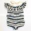 New Fashion Cheap Wholesale Stripe Baby Clothing Romper Two Piece Baby Clthes Kids Clothing Set