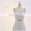 New Fashion Jewel Beaded Sleeveless Chiffon Weddings Bridesmaid Dresses Long