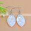 allergy free white paua shell hoop earrings quality nutural abalone shell earrings female double mosaic shell earrings