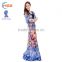Zakiyyah 014 New Arrival 2017 China Girl Print Fashion Casual Dress Summer Woman dresses Latest Designs Photos without Dress