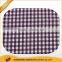 Factory Price Cotton Yarn Dyed Squre Shape Fabric