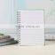 A7,A6,A5,B5 PP cover notbeook wire-o binding writing pad customizable memo pad