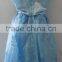 2016 Instyles Blue Elsa Costume Costplay Party Princess Girls Dresses Age 6-7