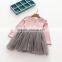 New Style Button Solid Color Kids Baby Girls Tutu Dress