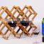Best selling folded Bamboo Wine Rack