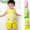2015 100%Cotton Baby Sets Summer Sleeveless Baby T-shirt Short Suits Fashion Striped Newborn Clothing Sets For Infant Boy Girl