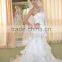 2017 wedding dress flower lace hand made beads new style mermaid Wedding Dress AS208