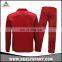 100% Polyester Long Sleeve Sports Wear Slim Fitted Plain jogging sport tracksuit for women