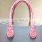 Jelly Candy Color Silicon Beach Bag with PU Handle