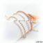 adjustable knot Handmade multistrand seed bead alloy pendant letters bar bracelets wax string weave bracelet