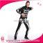 Halloween Carnival Ghost Skeleton Costume Cosplay Costume With Gloves for Women