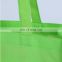 Cheap reusable non-woven flat bottom shopping fabric bag with custom printing and handing