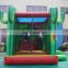 jungle inflatable bouncer slide twist / inflatable bounce house twist combo / inflatable bouncy castle jungle