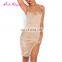Fast Shipping nude harness v neck silk discount summer party discount women's dresses