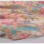 custom new style fringe india voile scarf small flower infinity print voile scarf