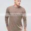 Wholesale OEM Mens Blank Tshirt No Label 100% Cotton Long Sleeve T Shirts