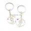 Golden China Supplier Great Quality Rhinestone Alphabet Key Chain ,Volleyball Skull Keychain