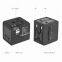 Dual USB Universal Travel Adapter With USA/Australia/Europe/UK Worldwide Plugs Universal Travel Adapter