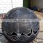 Corrosion Stability Corten Steel Metal Deer Pattern Fire Pit Sphere