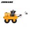 500kg 700kg double wheel asphalt road roller compactor with well-known engine